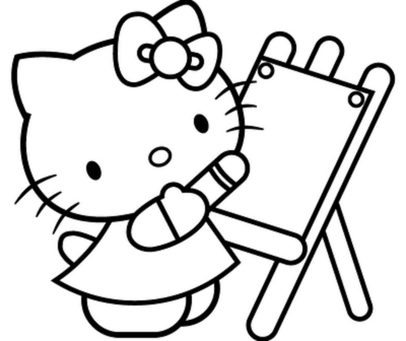 800x672 Printable Coloring Pictures For Kids Free Printable Hello Kitty