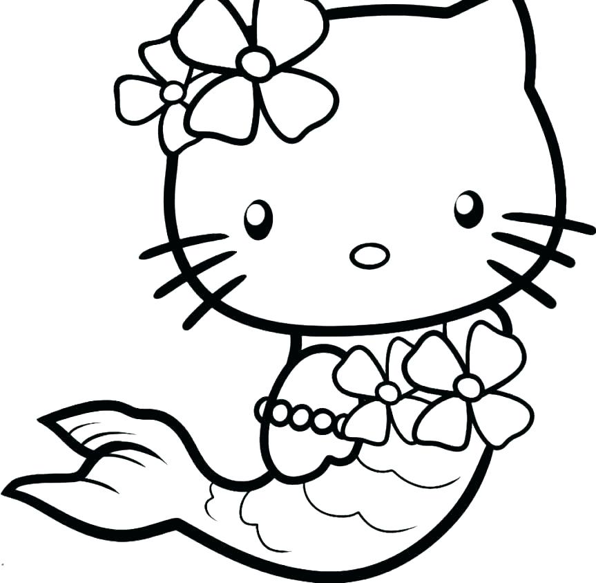 863x843 Cat Coloring Pages Printable Free Printable Hello Kitty Coloring