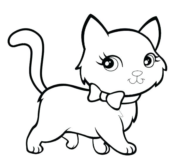600x542 Free Printable Halloween Cat Coloring Pages Page Cats Black Sheet