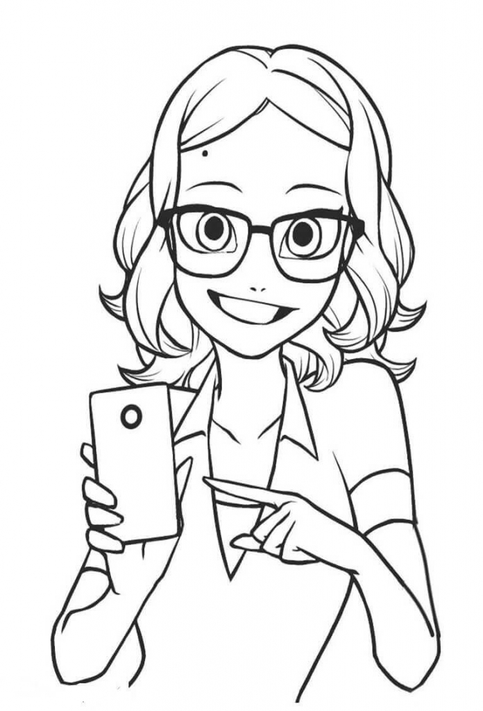 696x1024 Free Printable Miraculous Ladybug And Cat Noir Coloring Pages