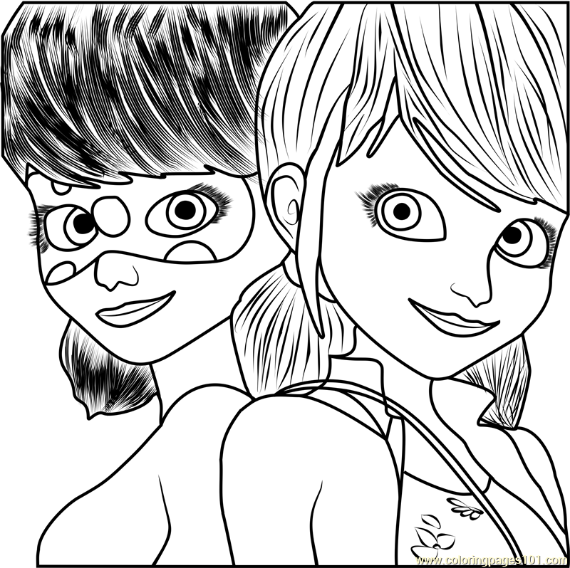 800x798 Ladybug Coloring Pages Free Printables Avatar And Girls 0
