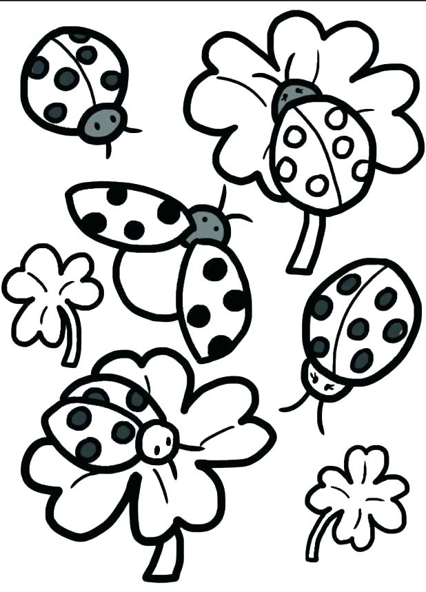 618x859 Ladybugs Coloring Pages Ladybug Coloring Page Plus Ladybug