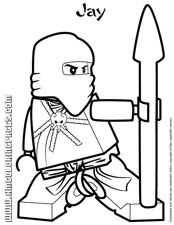 Free Printable Lego Ninjago Coloring Pages