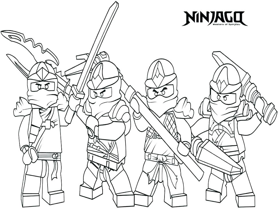 970x728 Free Ninjago Coloring Pages Together With Coloring Pages To Print