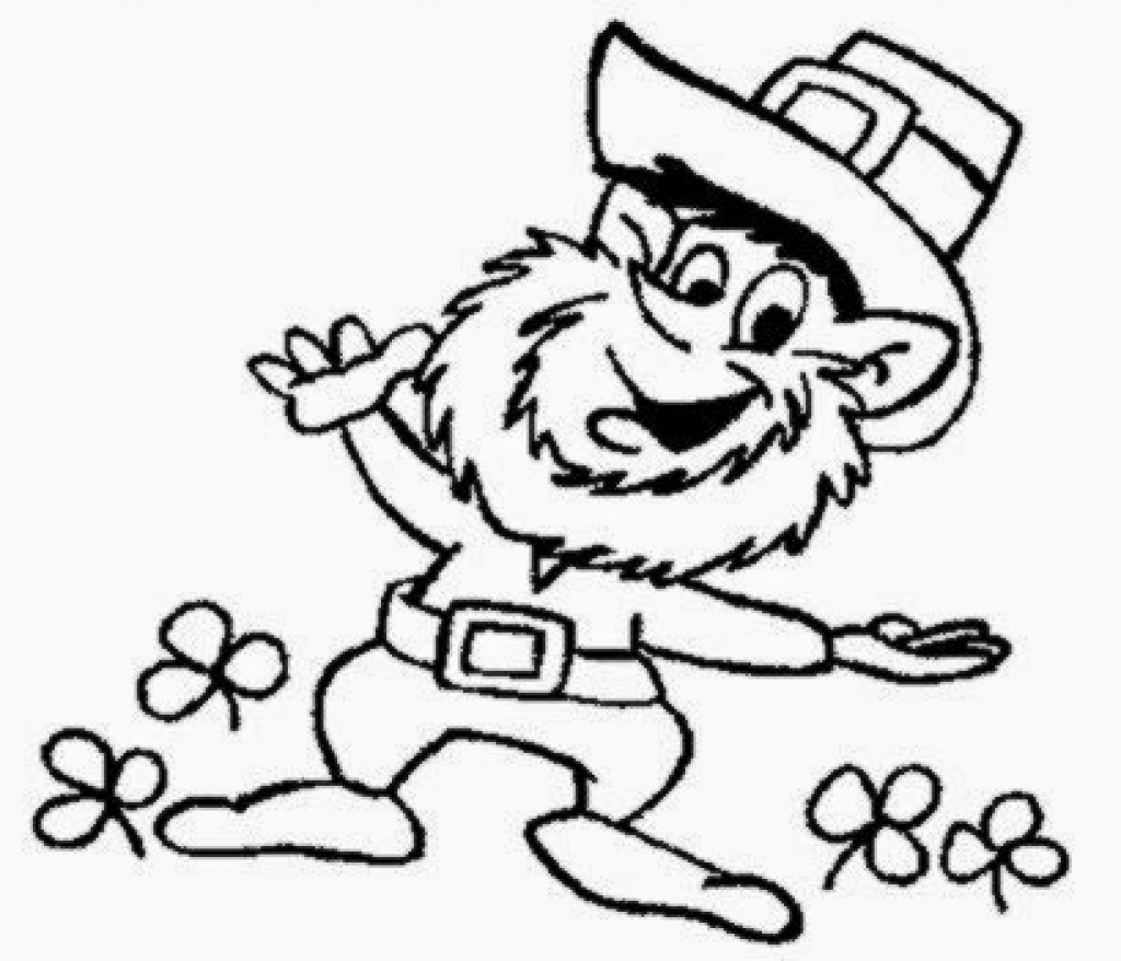 Free Printable Leprechaun Coloring Pages