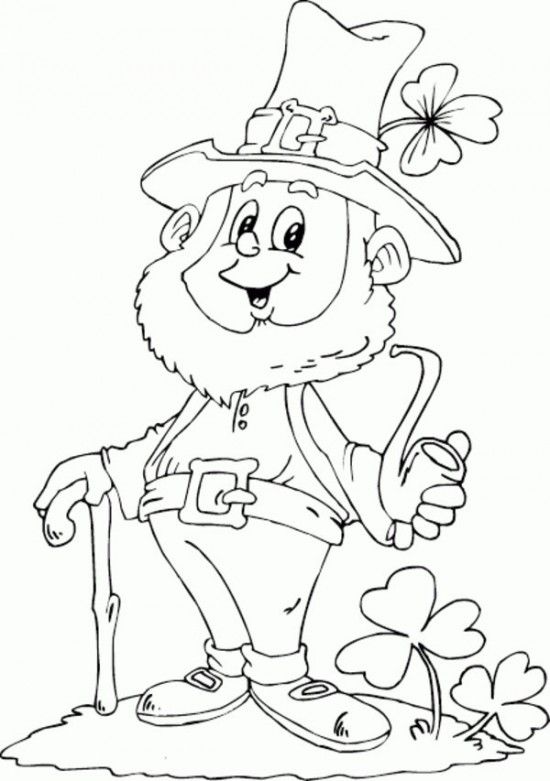 550x781 Printable Leprechaun Pattern Kids Free Printable