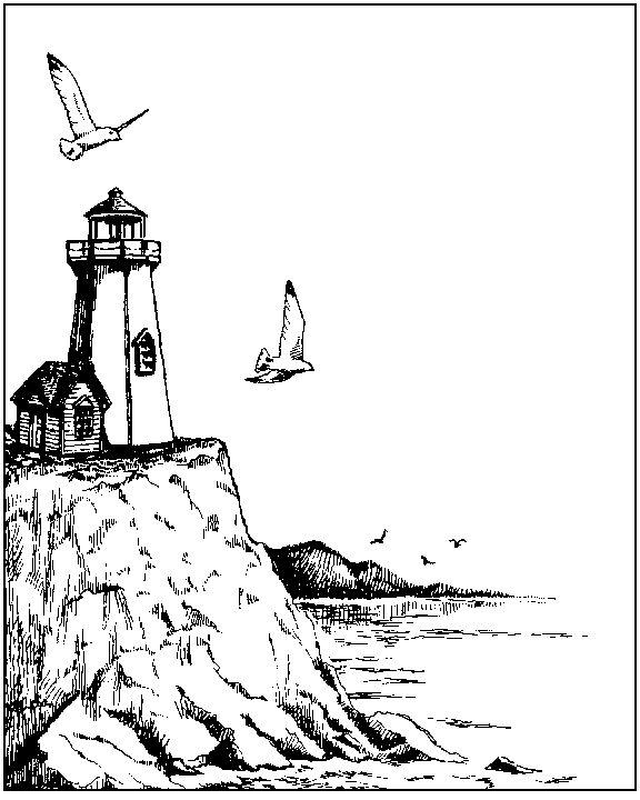 Free Printable Lighthouse Coloring Pages