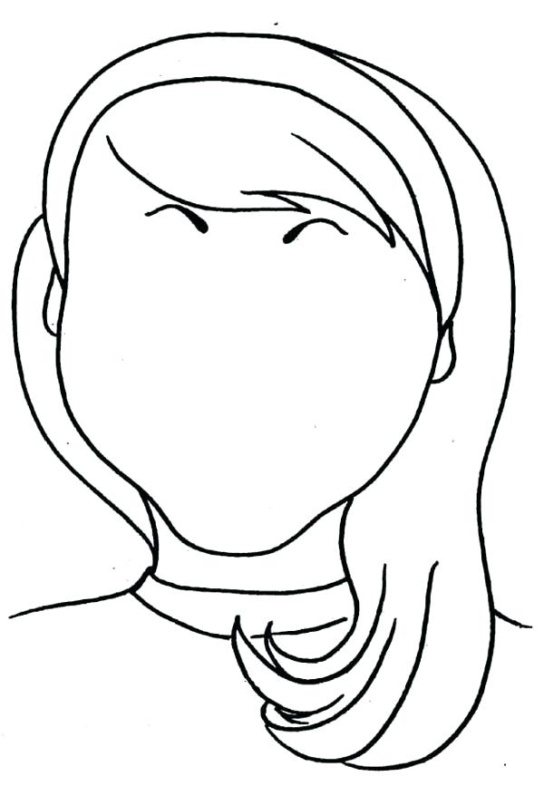 600x867 Girl Face Coloring Pages Google Search Safe Pregnancy Makeup Face