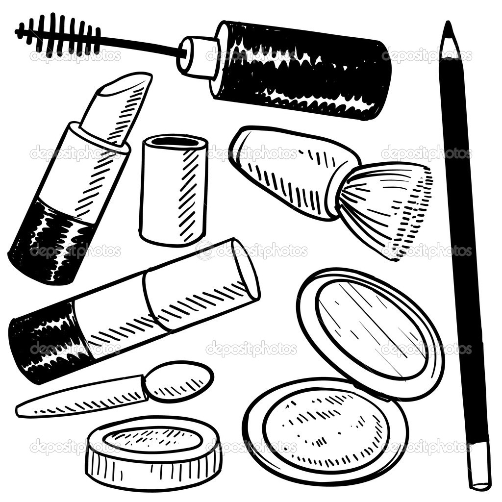 1024x1024 Makeup Coloring Pages Free Printable Adult Face Sheets Set Barbie
