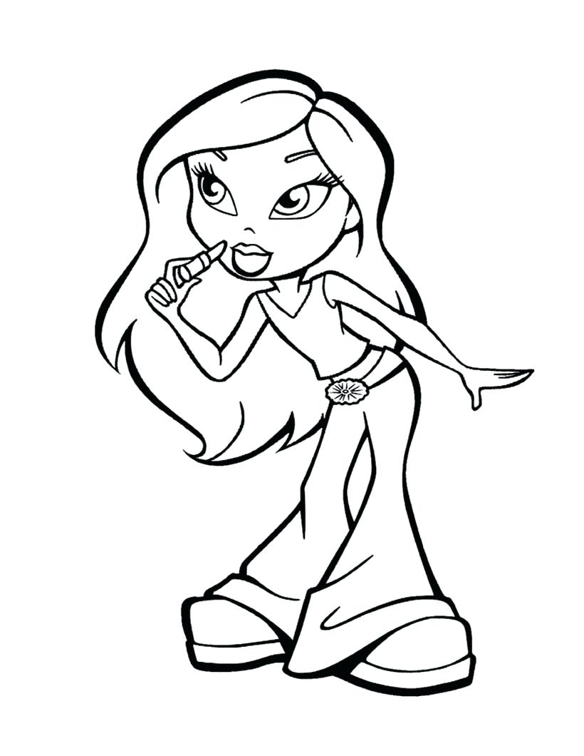 820x1060 Coloring Page ~ Makeup Coloring Pages Fancy Design Make Page