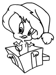 236x317 Cool Tweety Bird Coloring Pages For Christmas. Your Kids Will Love