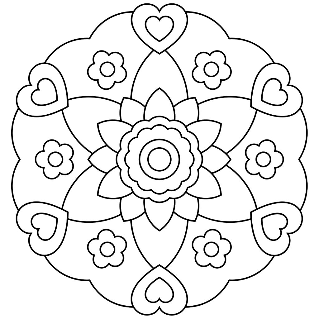 Free Printable Mandala Coloring Pages For Kids