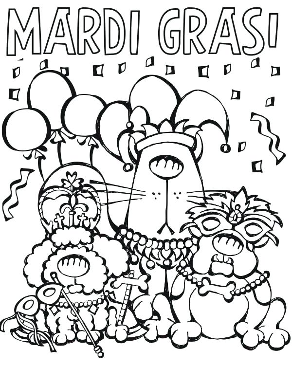 600x754 Mardi Gras Coloring Page For Kids Float Coloring Pages Free