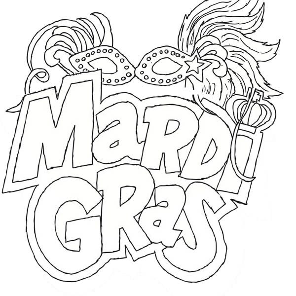 600x600 Mardi Gras Colouring Pages Fancy Mardi Gras Coloring Pages 85