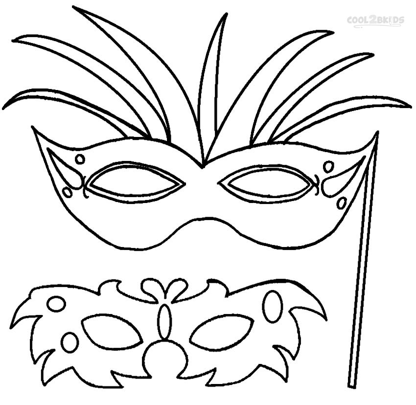 850x828 Printable Mardi Gras Coloring Pages For Kids Cool2bkids