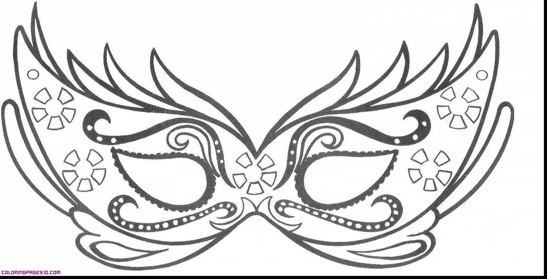 1760x900 Printable Mardi Gras Coloring Pages To Print Coloring4free