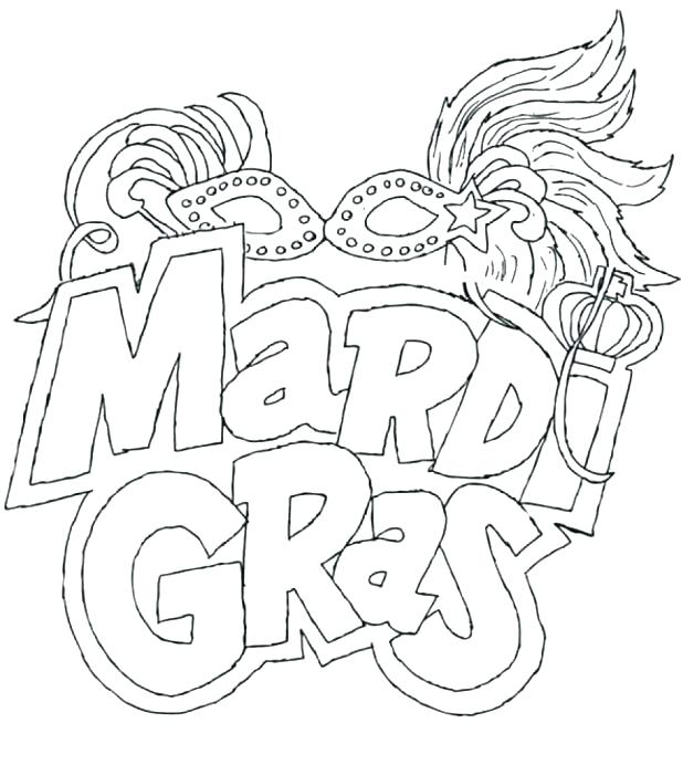 618x692 Mardi Gras Coloring Masks Pencari.co