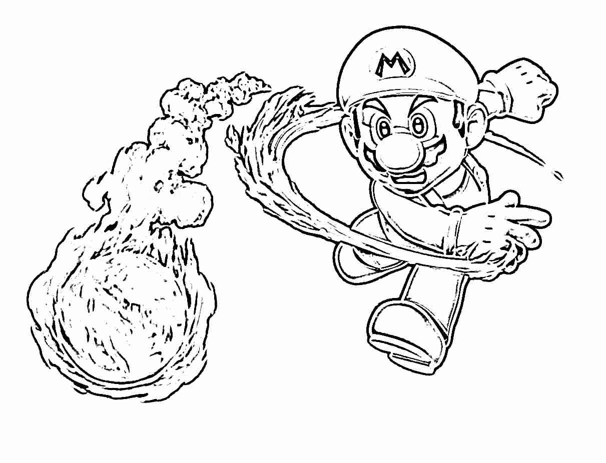 1211x926 Free Printable Mario Coloring Pages For Kids Tearing Characters