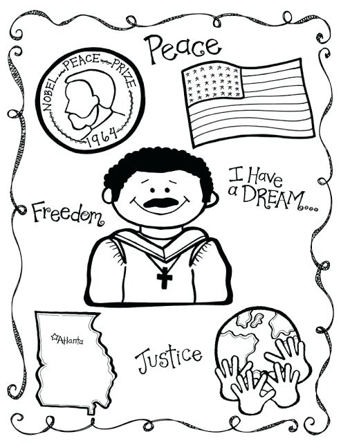 493x640 Martin Luther King Coloring Pages Martin King Coloring Pages