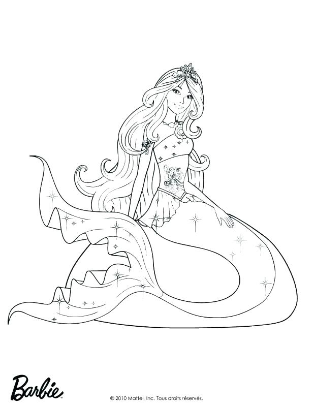 618x799 Barbie Printable Coloring Pages Free Printable Mermaid Coloring