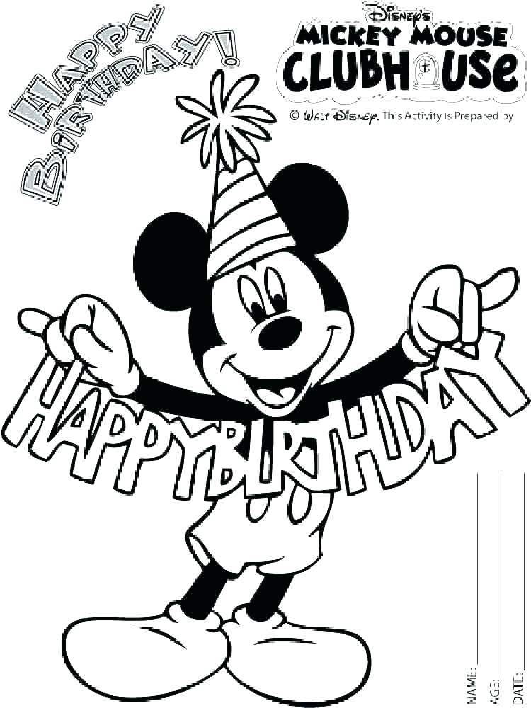 750x1000 Mickey Mouse Clubhouse Coloring Pages Baby Mickey Mouse Coloring