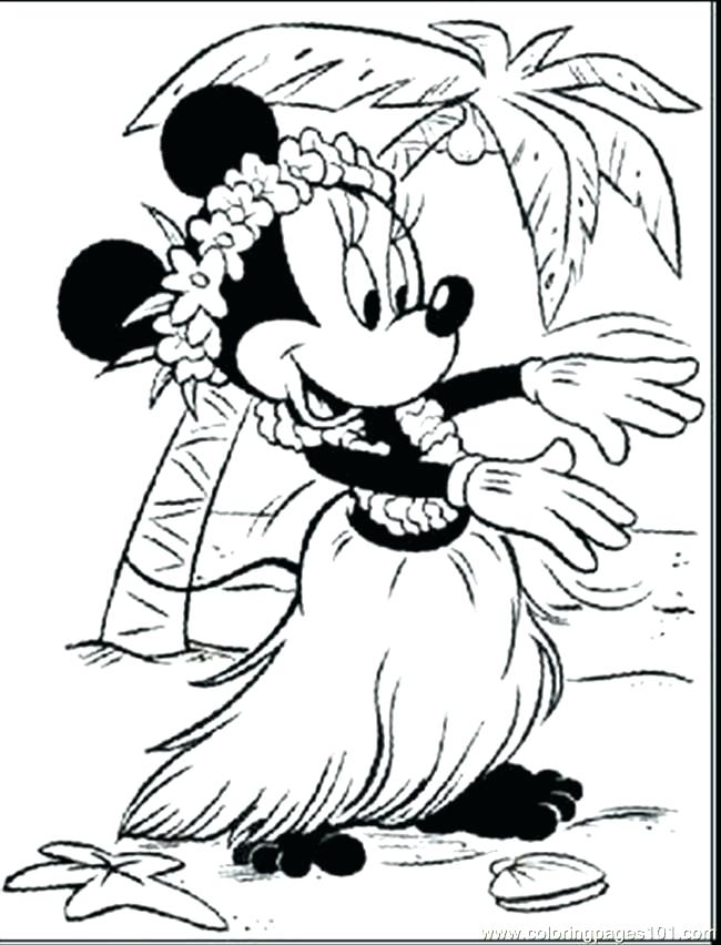 650x852 Elegant Mickey Mouse Coloring Pages Online Princess Free Baby