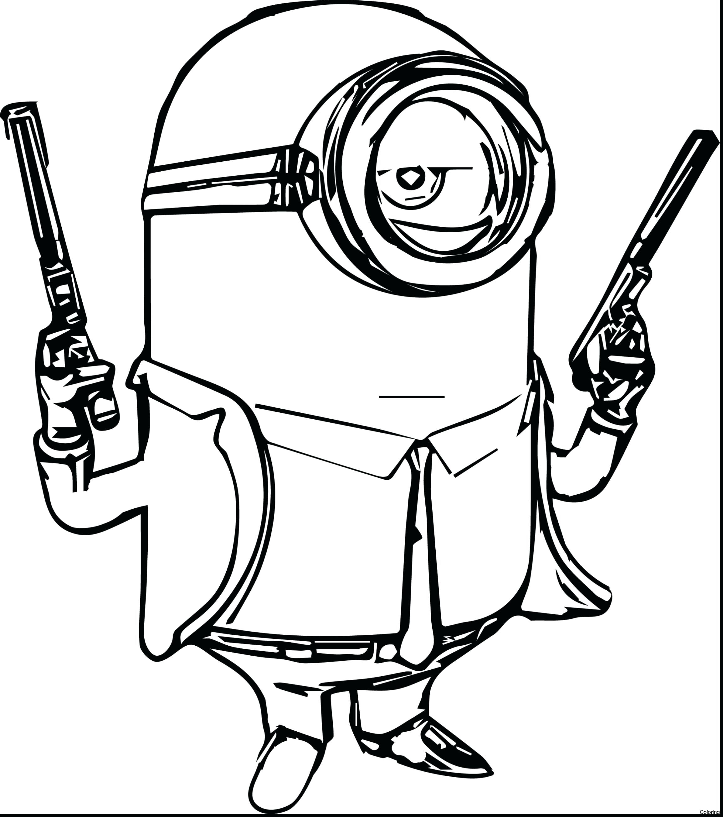 2310x2613 Minion Color Pages Coloring Awesome Minions 6f To Print Free New