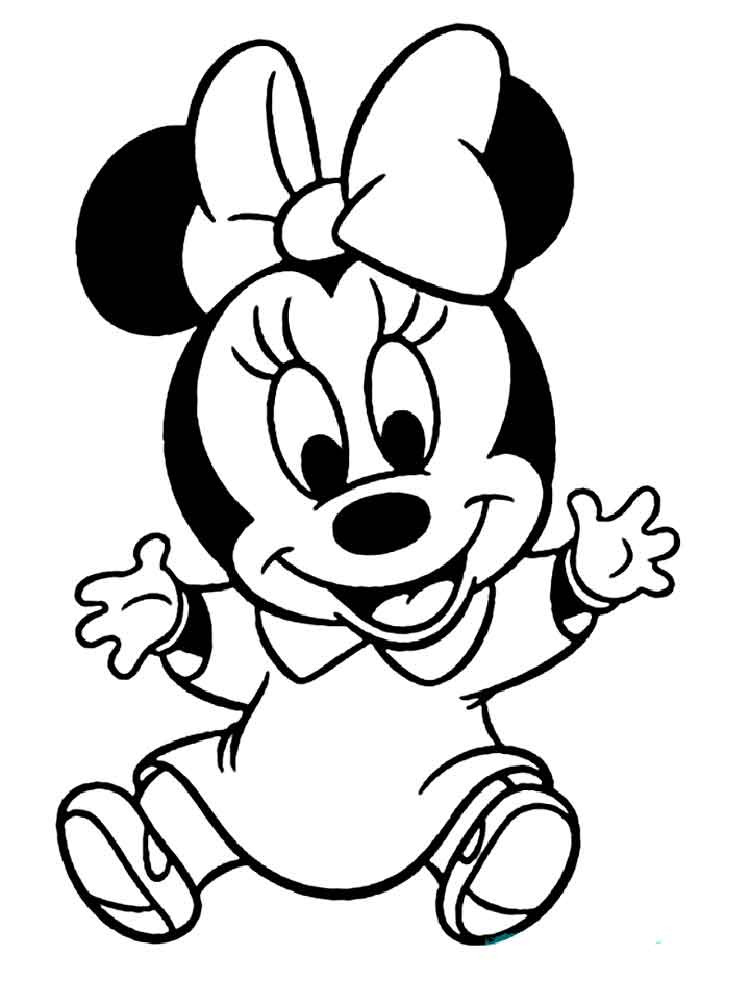 Free Printable Minnie Mouse Coloring Pages