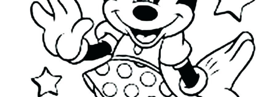 851x315 Minnie Mouse Color Pages Free Printable Mouse Coloring Pages Epic