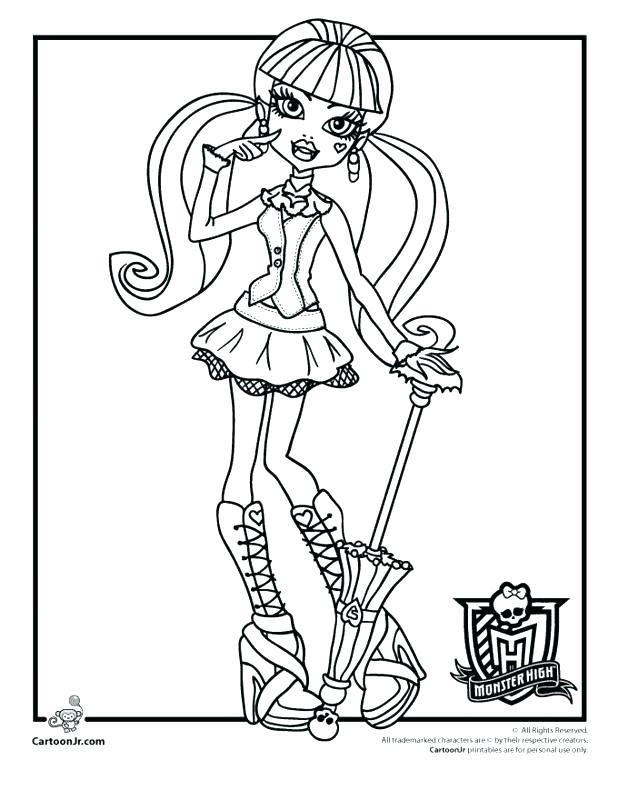 Free Printable Monster High Coloring Pages