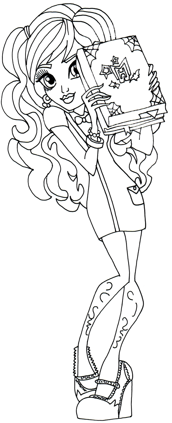 654x1600 Monster High Free Printables Twyla Scaremester Monster High