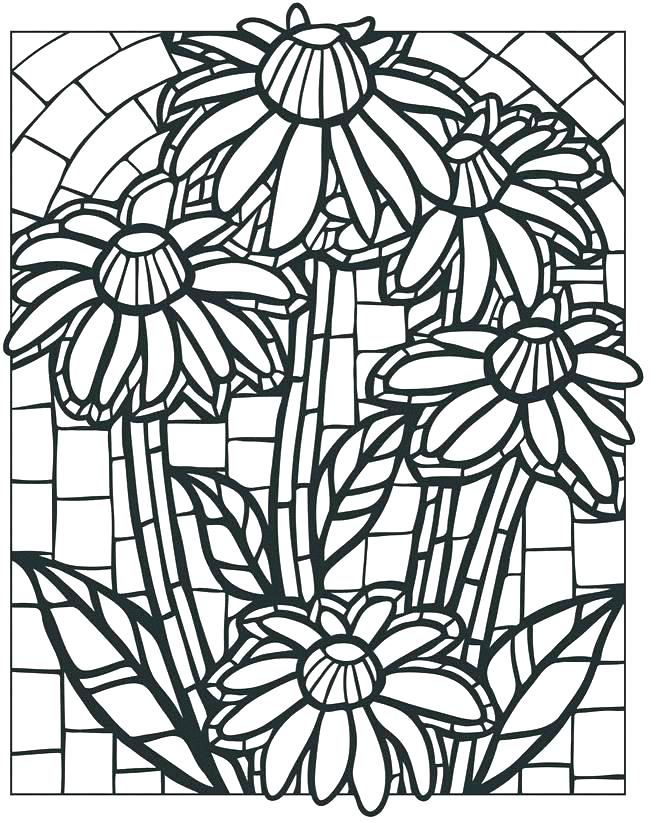 650x822 Mosaic Coloring Pages Free Printable Colouring Kids Radiorebelde