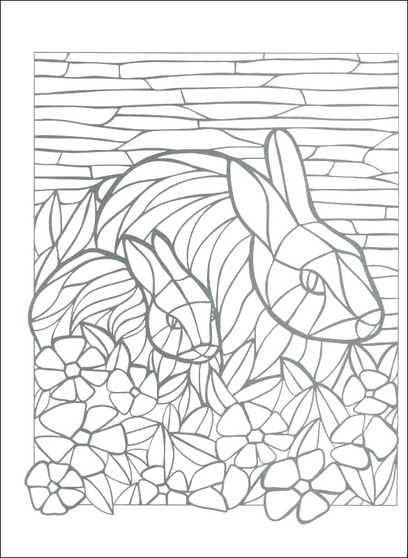 585x800 Printable Mosaic Coloring Pages Mosaic Coloring Pages Mosaic