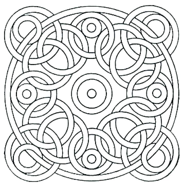 720x730 Animal Mosaic Coloring Pages