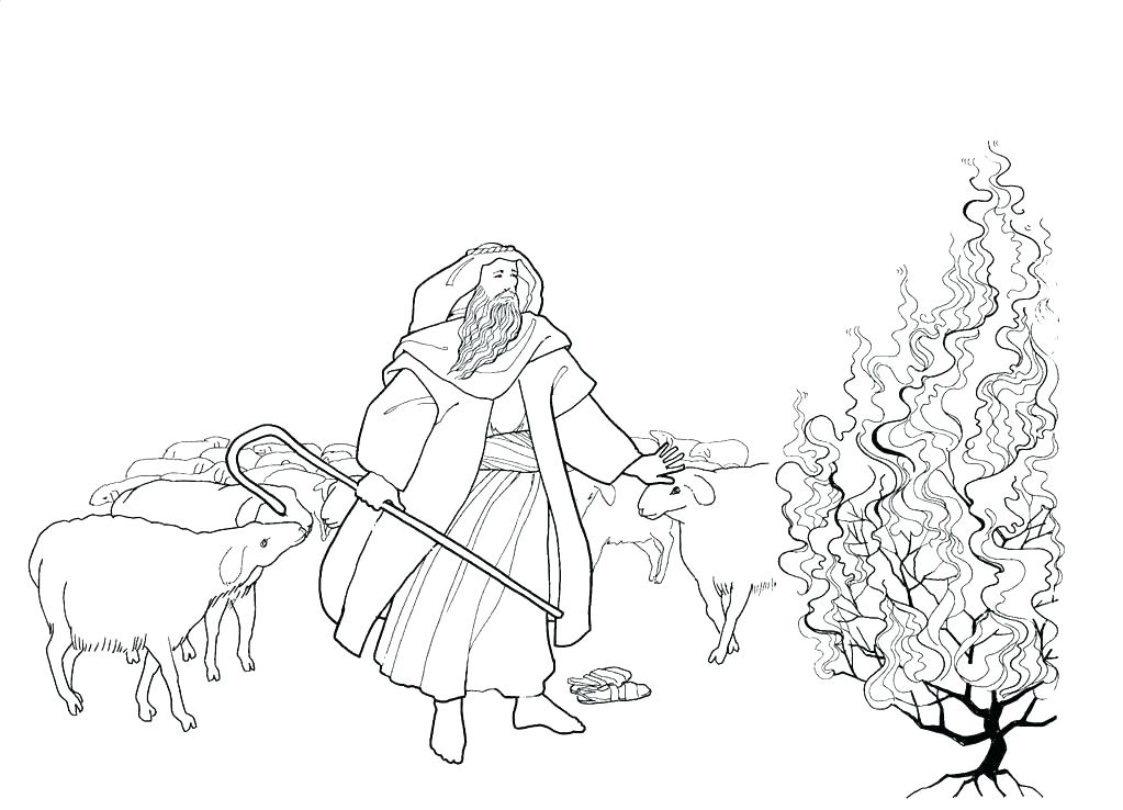 1023x738 Moses Coloring Pages Free Printable Coloring Pages Also Bible