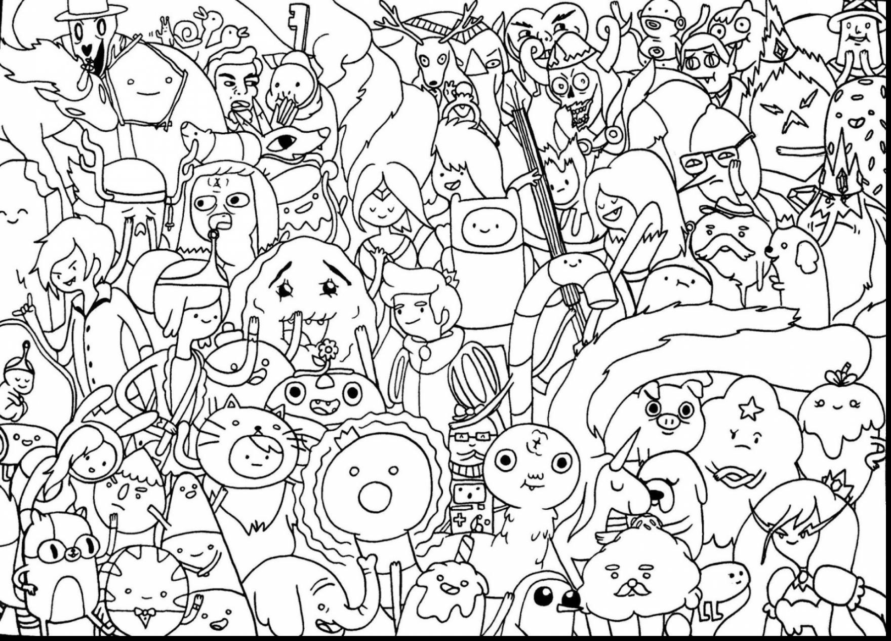 1760x1265 Adventure Time Coloring Pages High General Online Flame Princess