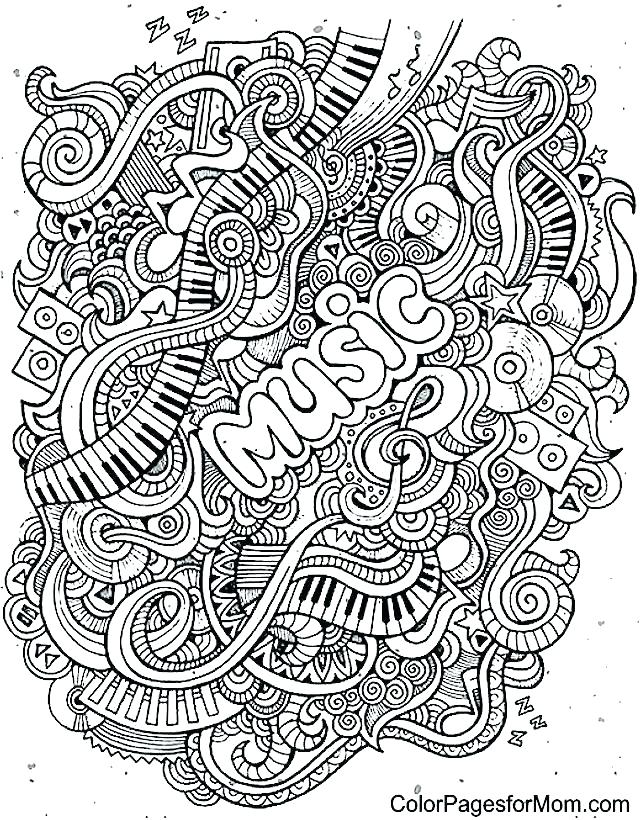 640x820 Free Printable Music Notes Coloring Pages Music Coloring Pages