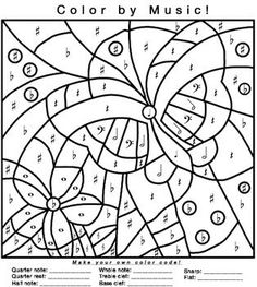 236x263 Color By Music! Sailboat Symbols, Students And Number
