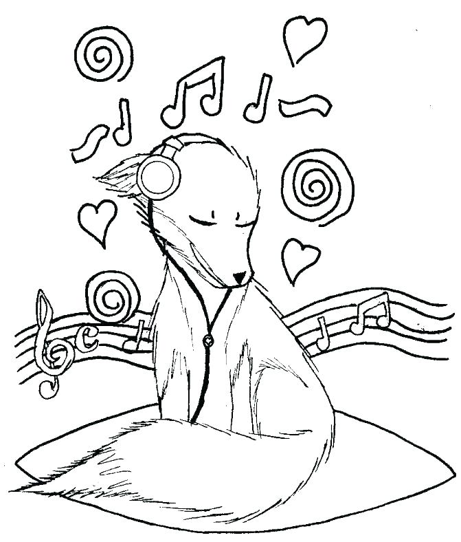 671x788 Music Note Coloring Pages Free Printable Coloring Page Music Music