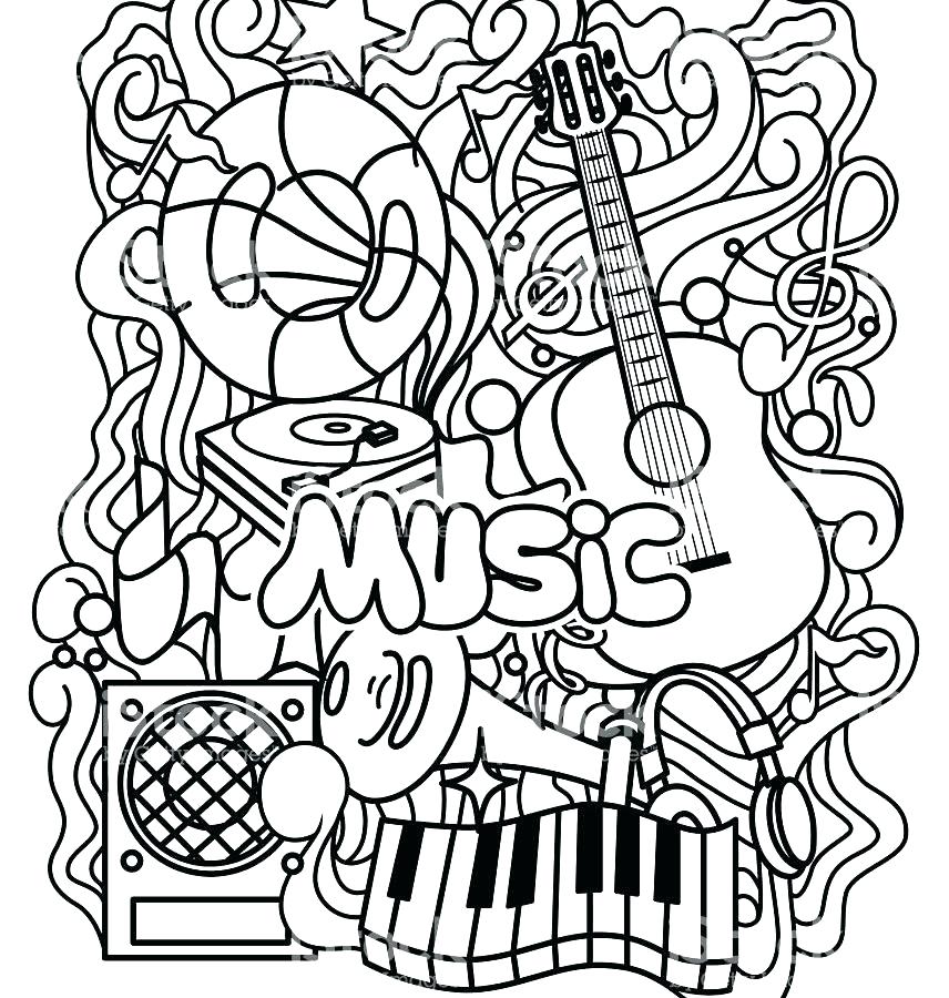 856x900 Music Notes Coloring Page Music Coloring Pages Printable Cat