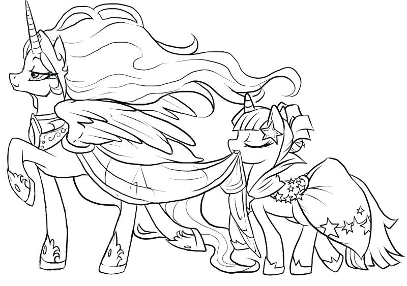 800x563 Plain Design My Little Pony Printable Coloring Pages My Little