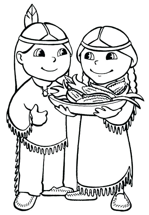 600x864 Free Printable Native American Coloring Pages Calledas.club