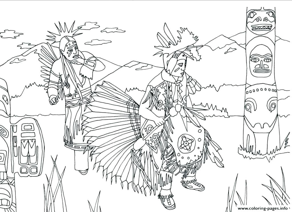 1024x745 Native American Coloring Pages Printable Shippa.co