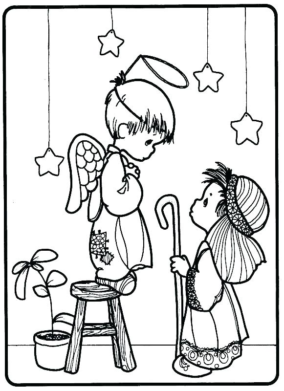 581x800 Precious Moments Printable Coloring Pages Precious Moments