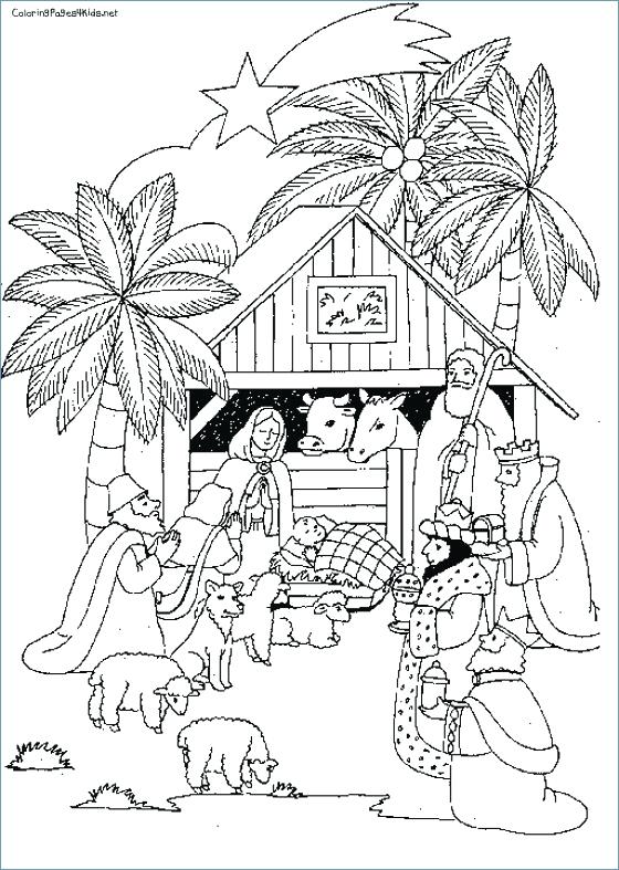 560x787 Free Nativity Coloring Pages For Kids Free Printable Nativity