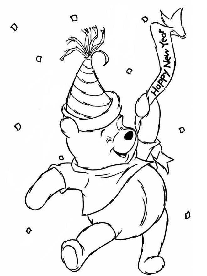 660x880 Happy New Year Coloring Pages 2018