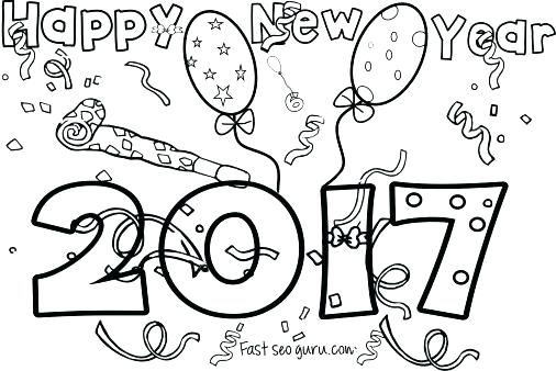 506x338 Free Printable New Years Coloring Pages Jgheraghty.site