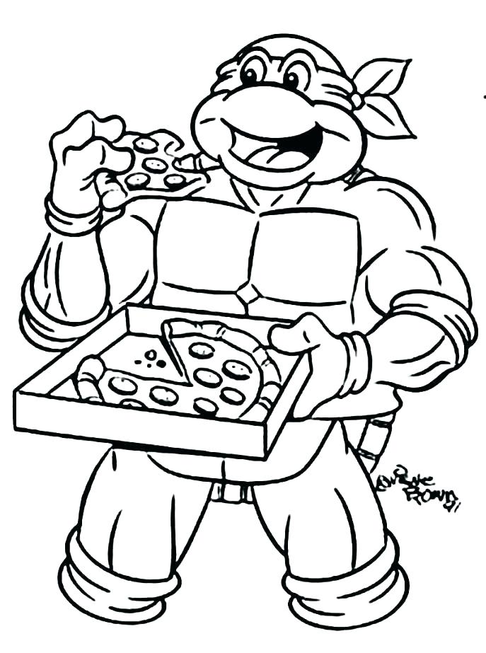 687x923 Coloring Printable Ninja Turtles Coloring Pages Free Turtle