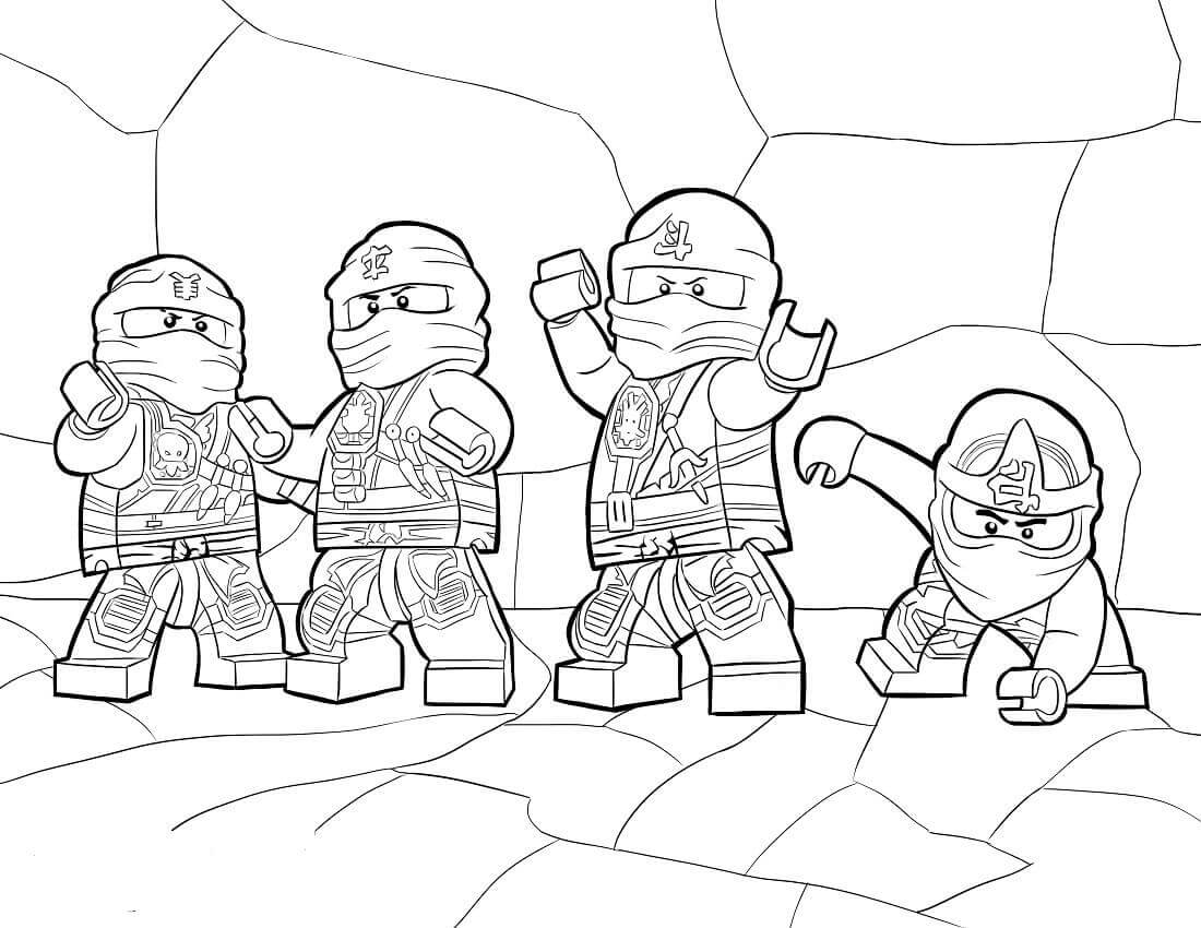 1100x850 Ninjago Coloring Pages To Print 30 Free Printable Lego Umcubed
