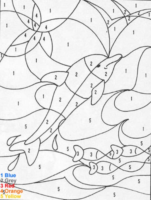 606x800 Free Printable Color By Number Coloring Pages Best Coloring Free